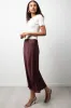 Satin Skirt Burgundy sold by Ackermas