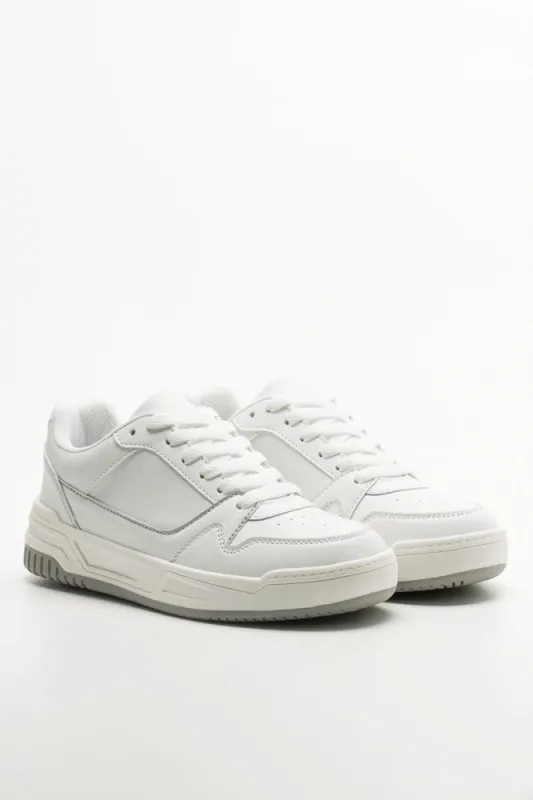 Skate Sneakers White sold by Ackermas