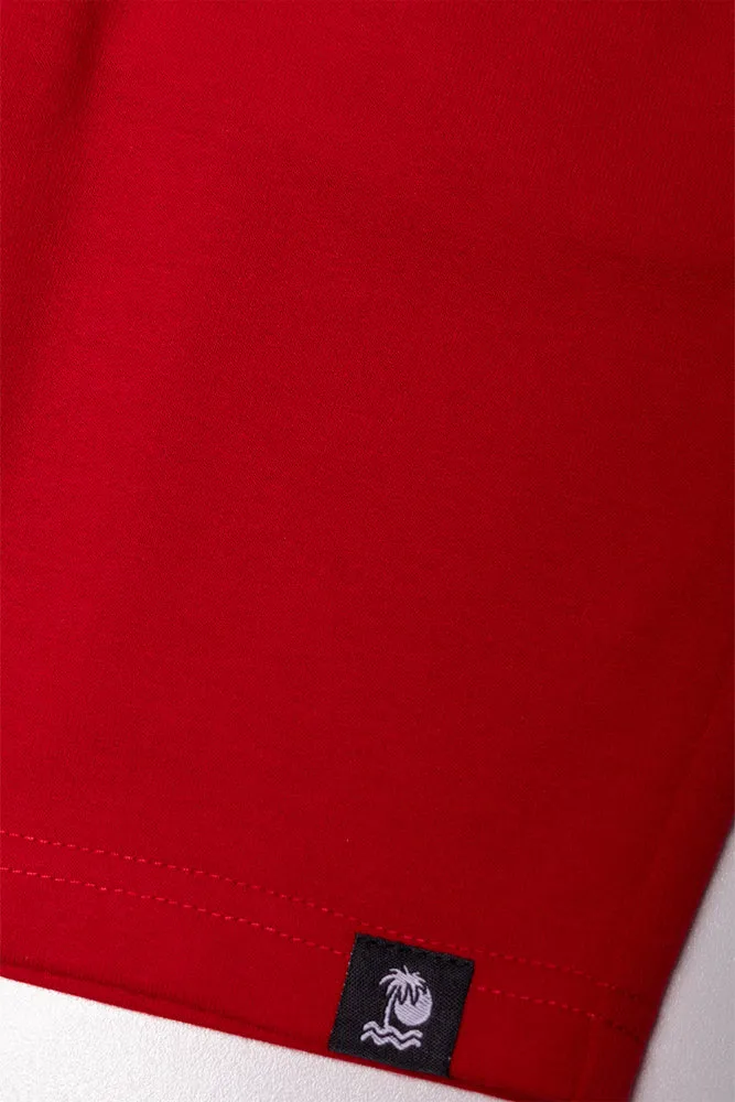 Knit Shorts Red sold by Ackermas product image thumbnail 2