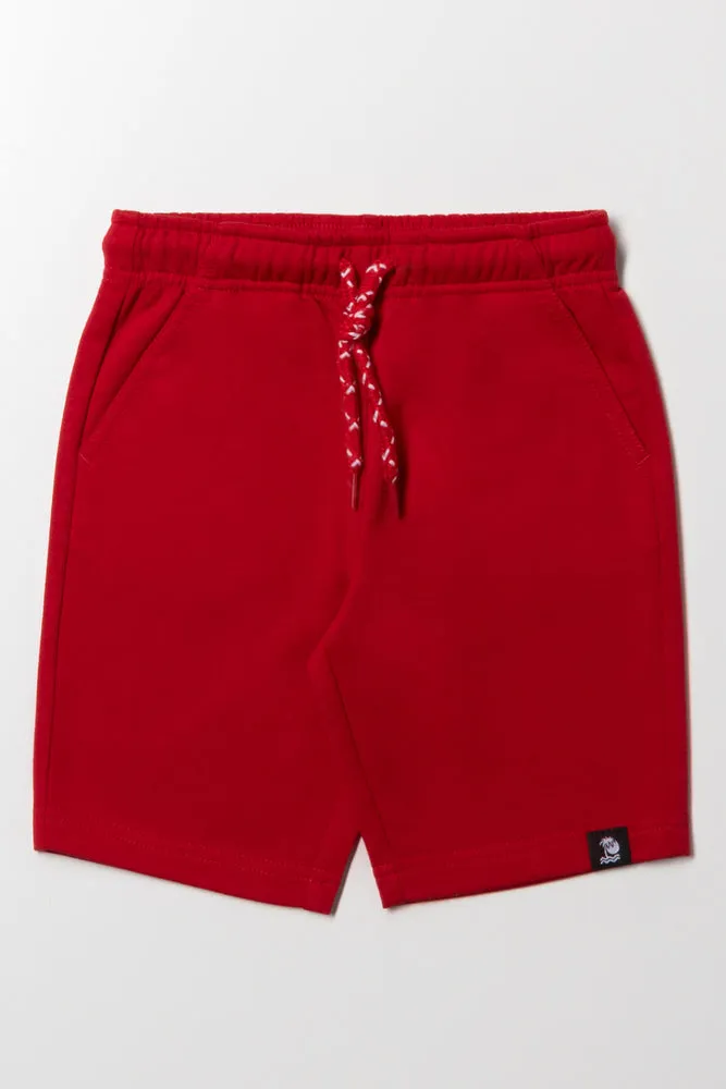 Knit Shorts Red sold by Ackermas