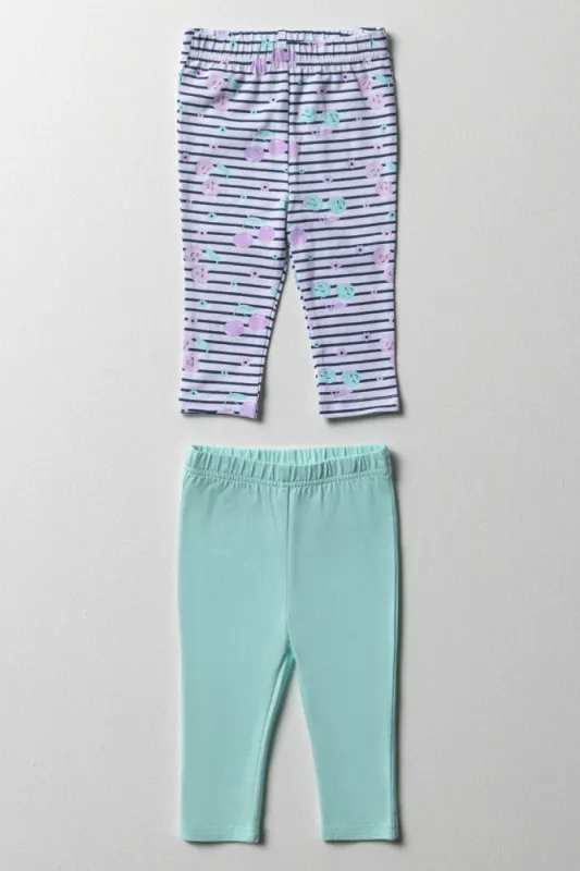 2 Pack Leggings Aqua sold by Ackermas