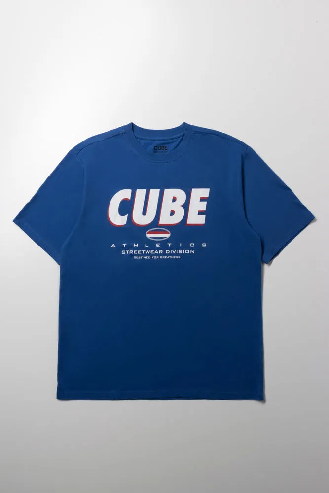 Slogan T-Shirt Blue sold by Ackermas