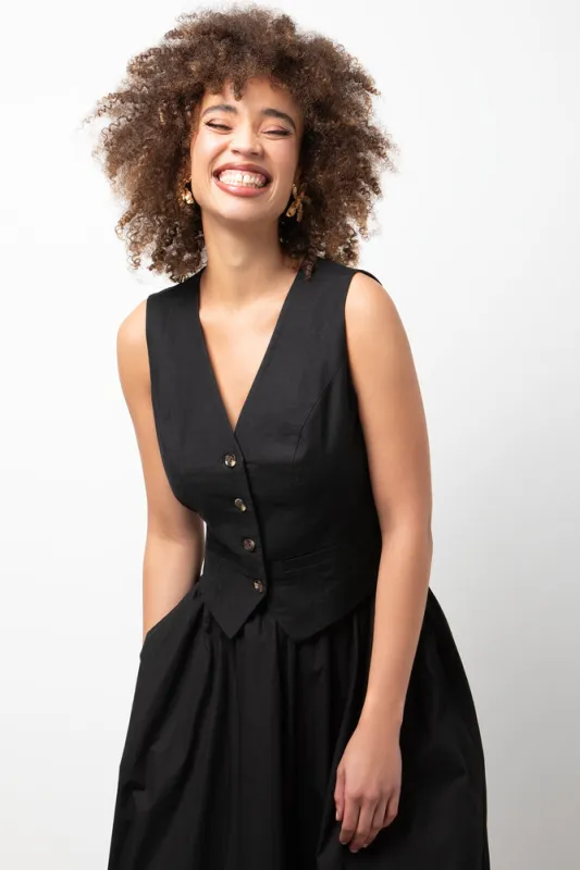 Waistcoat Black sold by Ackermas