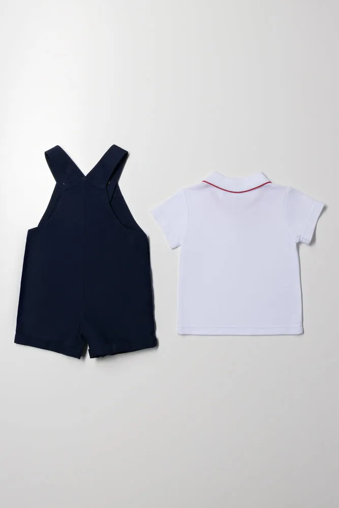 Golfer Dungaree Set Navy sold by Ackermas product image thumbnail 4