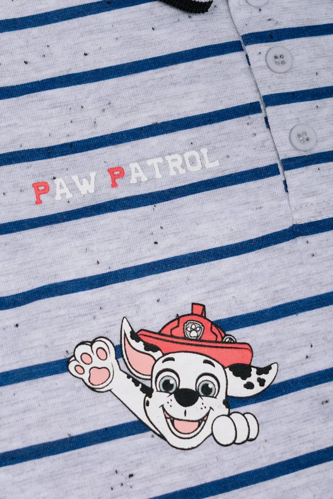 Paw Patrol Speckle Short Sleeve Golfer Grey sold by Ackermas product image thumbnail 3
