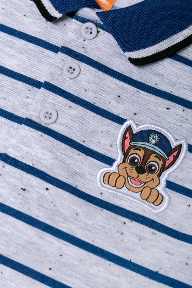Paw Patrol Speckle Short Sleeve Golfer Grey sold by Ackermas product image thumbnail 2