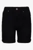High Rise Denim Shorts Black sold by Ackermas