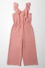 Lurex Jumpsuit With Cut Out Detail Pink sold by Ackermas