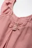 Lurex Jumpsuit With Cut Out Detail Pink sold by Ackermas