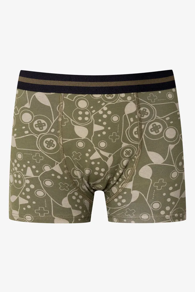 3 Pack Knit Boxers Green, Black And Grey sold by Ackermas product image thumbnail 4