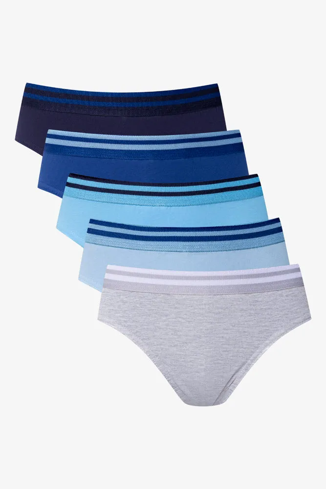5 Pack Briefs Black, Blue And Grey sold by Ackermas