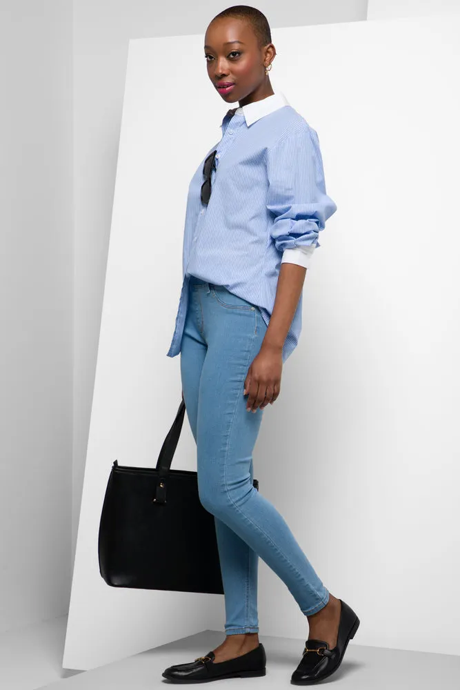 Pull On Jeggings Light Blue sold by Ackermas product image thumbnail 5