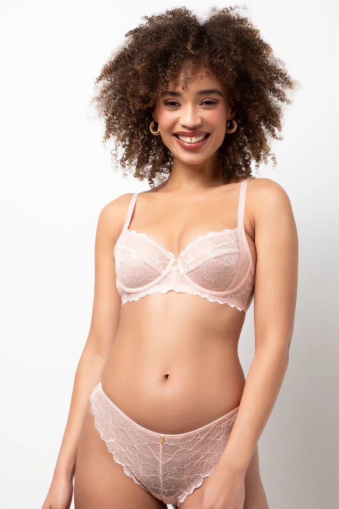 2 Pack Lace Non Padded Underwire Bra Natural And White sold by Ackermas