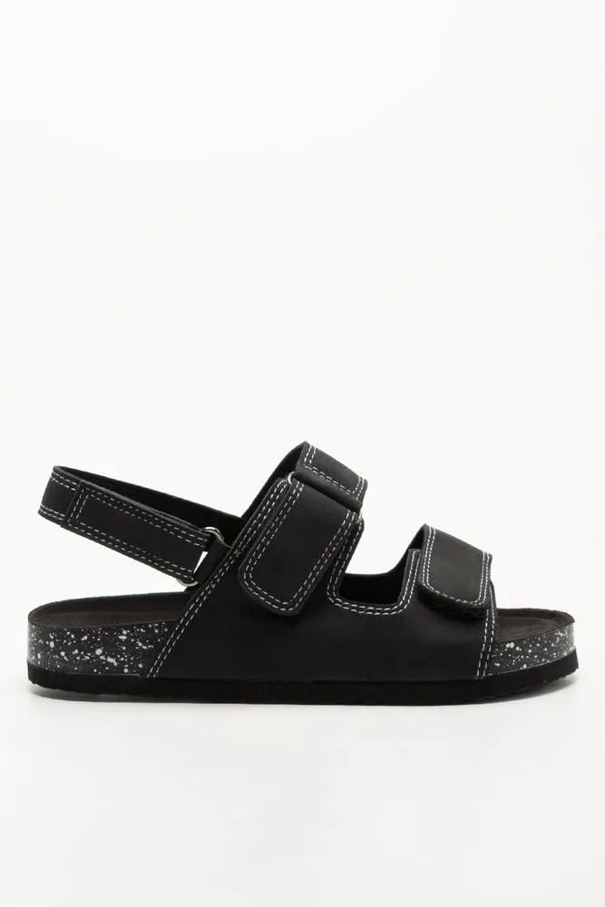 Double Band Sandals Black sold by Ackermas product image thumbnail 2