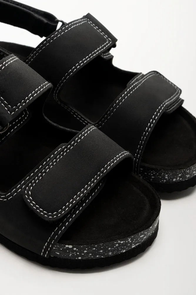 Double Band Sandals Black sold by Ackermas product image thumbnail 3