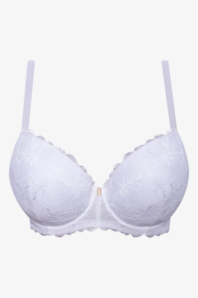 Plus Size 2 Pack Lace Balconette Bra Natural And White sold by Ackermas product image thumbnail 2