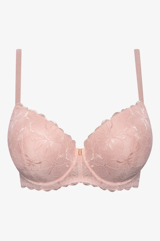 Plus Size 2 Pack Lace Balconette Bra Natural And White sold by Ackermas product image thumbnail 3