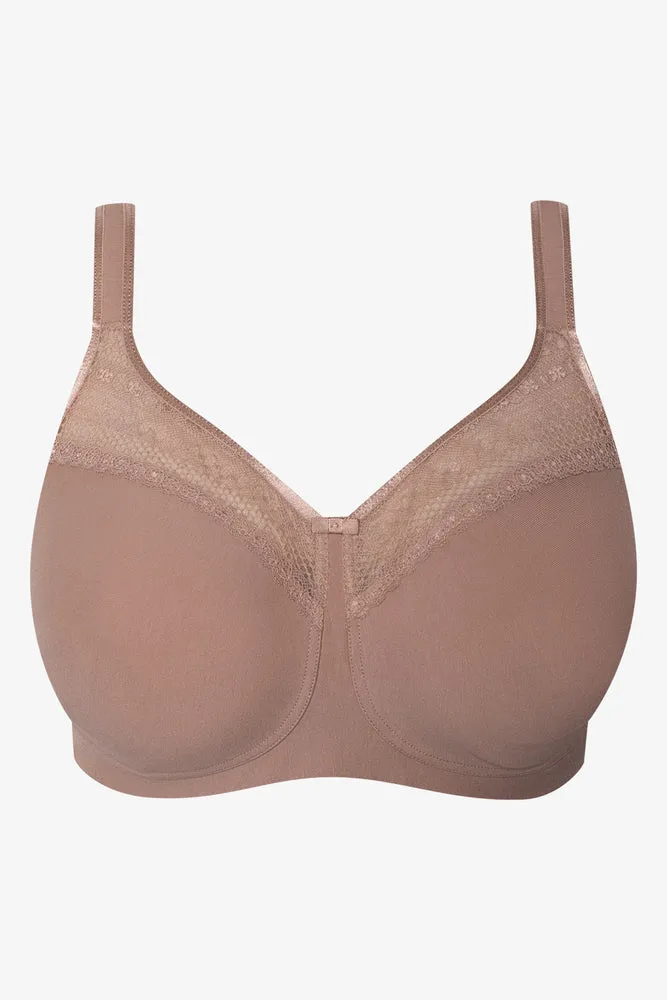 Wire Free Non Padded Bra Natural sold by Ackermas