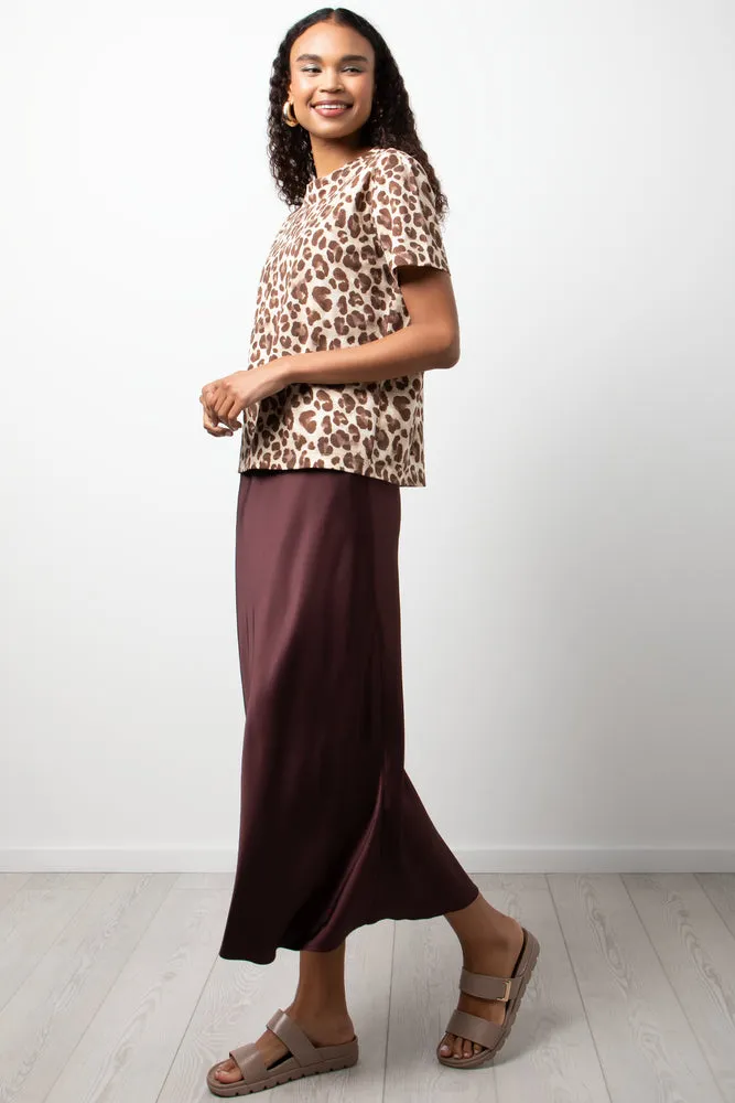 Leopard Short Sleeve T-Shirt Natural sold by Ackermas product image thumbnail 2