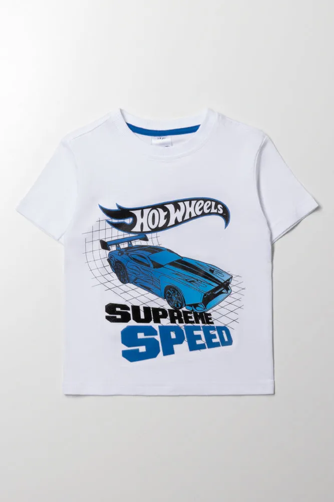 Hot Wheels T-Shirt White sold by Ackermas
