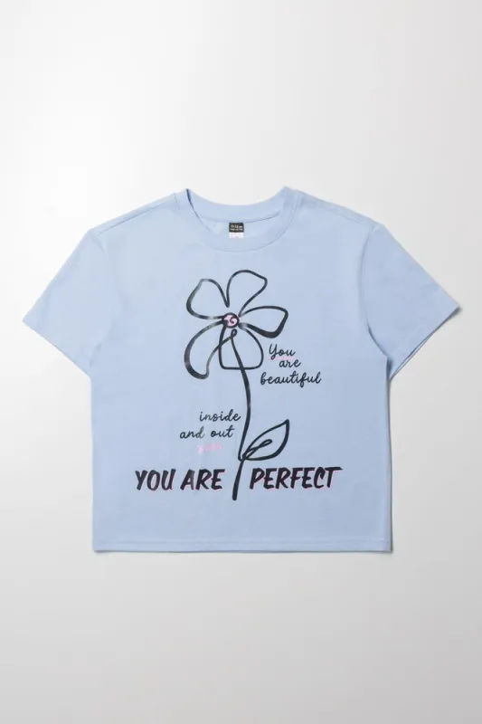 Printed T- Shirt Blue sold by Ackermas