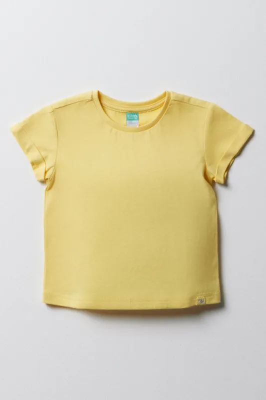 Plain T-Shirt Yellow sold by Ackermas