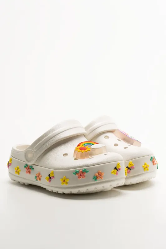 Light Up Garden Clogs White sold by Ackermas