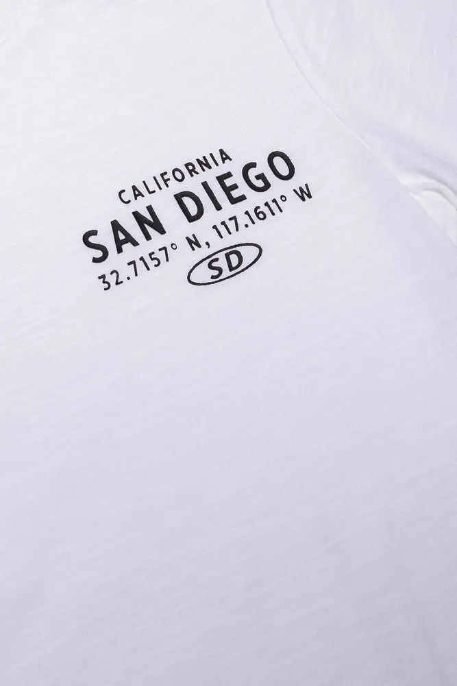 San Diego Short Sleeve T-Shirt White sold by Ackermas product image thumbnail 2