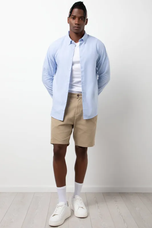 Chino Shorts Natural sold by Ackermas
