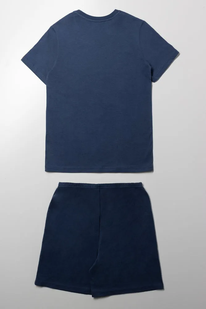 Superman Short Sleeve Pyjamas Blue sold by Ackermas product image thumbnail 4