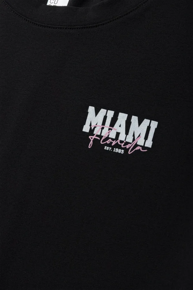 Miami Bodycon Dress Black sold by Ackermas product image thumbnail 2