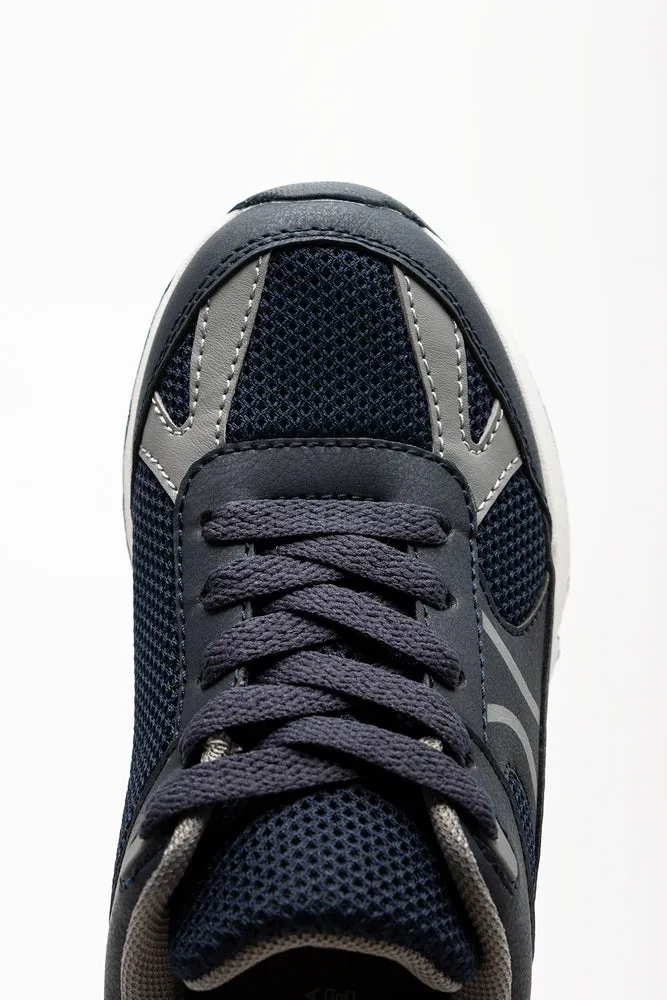 Retro Trainers Navy sold by Ackermas product image thumbnail 5