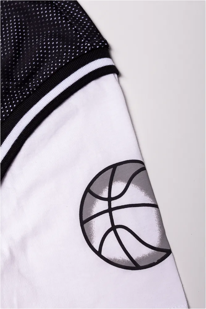 Basketball T-Shirt Black sold by Ackermas product image thumbnail 3