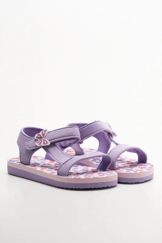 Butterfly Sandals Lilac sold by Ackermas