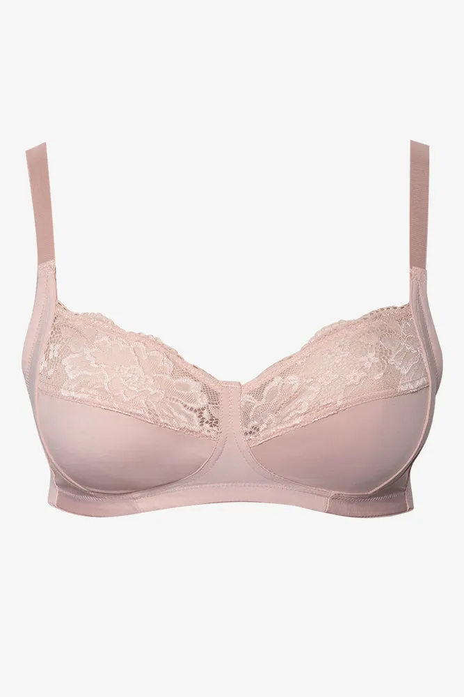 2 Pack Lace Non Padded Wirefree Bra Black And Pink sold by Ackermas product image thumbnail 2