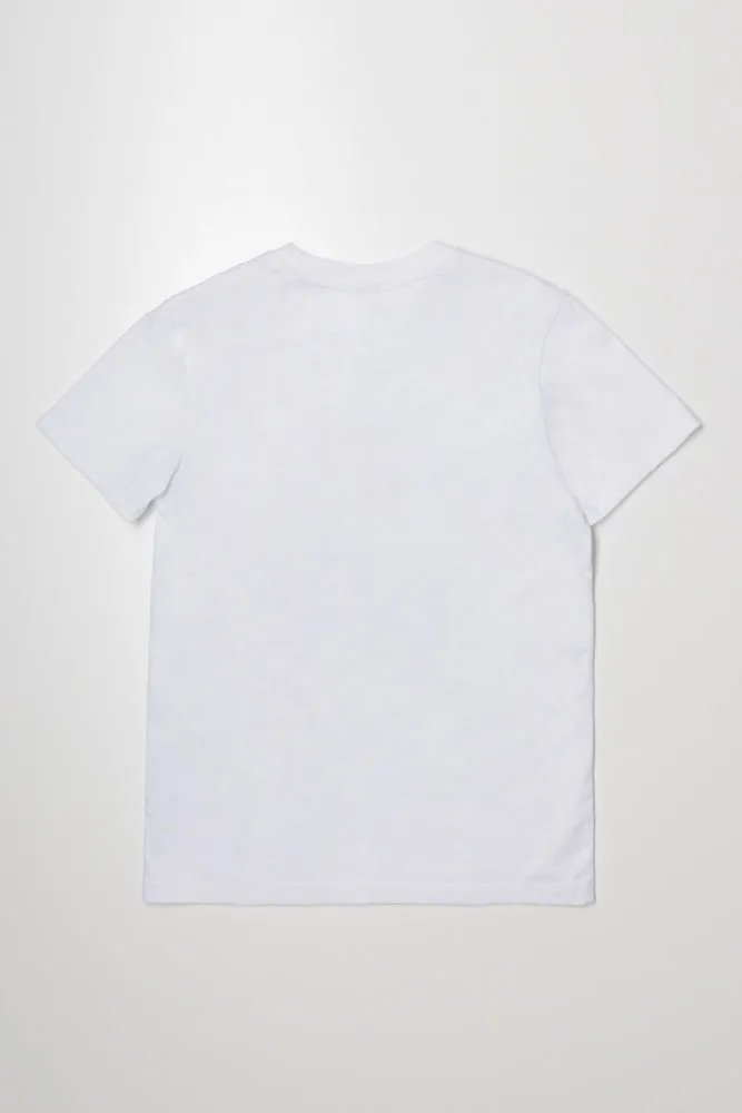 Earphones Short Sleeve T-Shirt White sold by Ackermas product image thumbnail 3