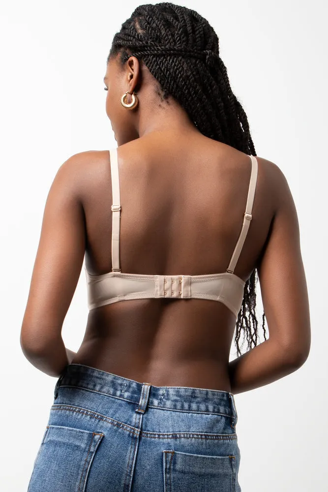 2 Pack Padded Wire Free Bras Natural sold by Ackermas product image thumbnail 4