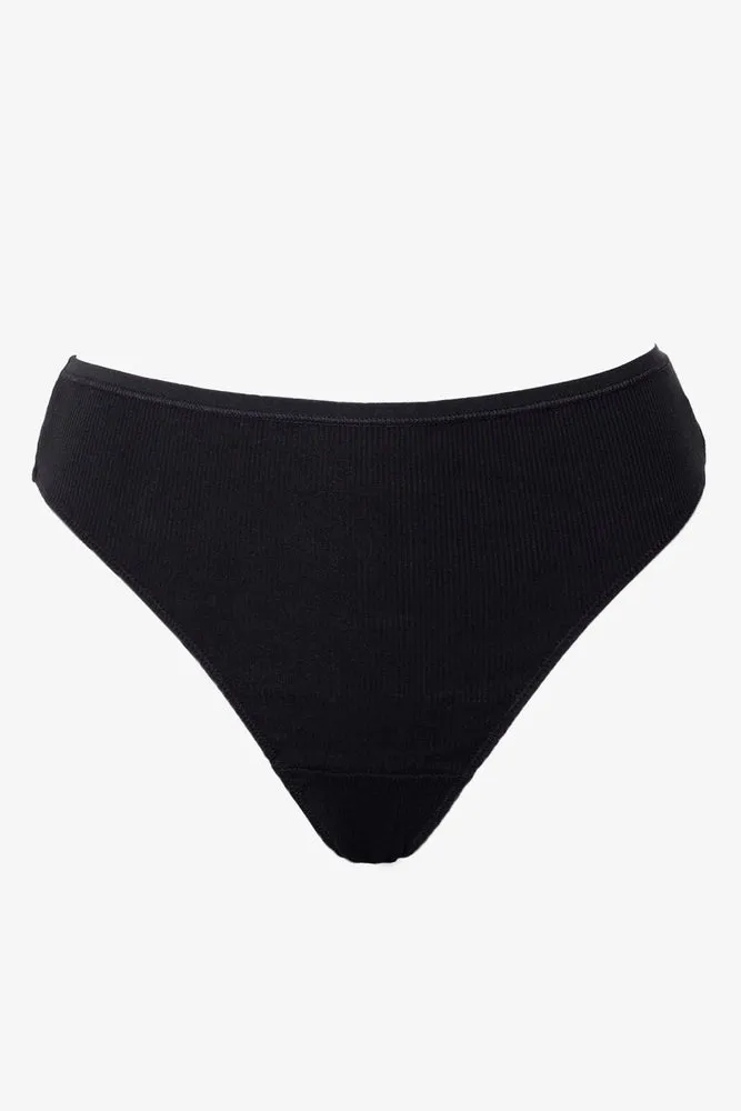 3 Pack Cotton Thongs Black And White sold by Ackermas product image thumbnail 2