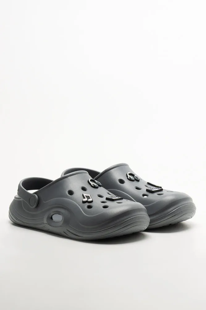 Clogs Charcoal sold by Ackermas