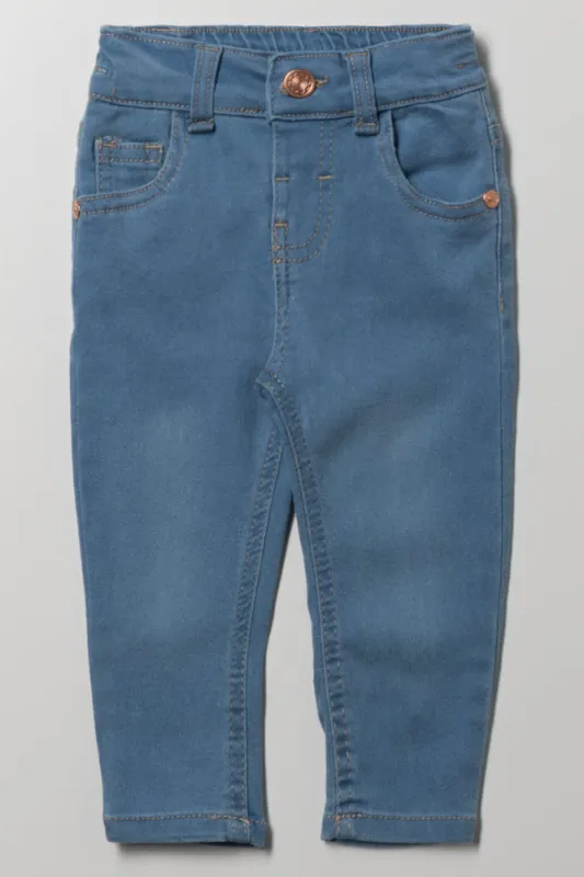 Skinny Denim Jeans Blue sold by Ackermas