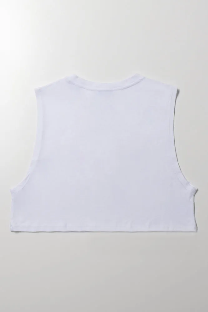 Oversized Giants Muscle T-Shirt White sold by Ackermas product image thumbnail 3
