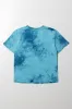Avengers Tie Dye Short Sleeve T-Shirt Blue sold by Ackermas