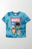 Avengers Tie Dye Short Sleeve T-Shirt Blue sold by Ackermas