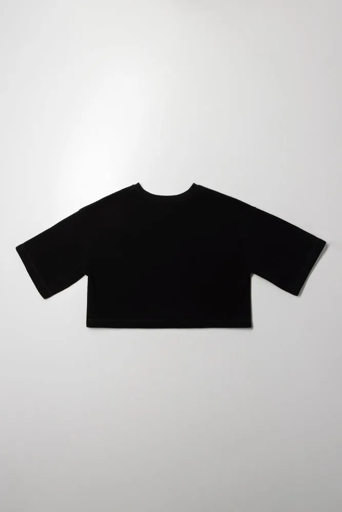 Oversized Boxy Top Black sold by Ackermas product image thumbnail 3