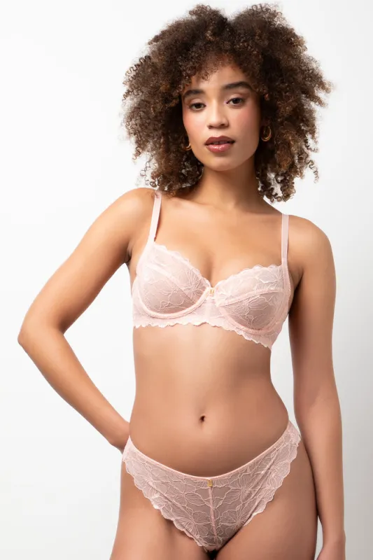 3 Pack Lace Thong Natural, Pink And White sold by Ackermas