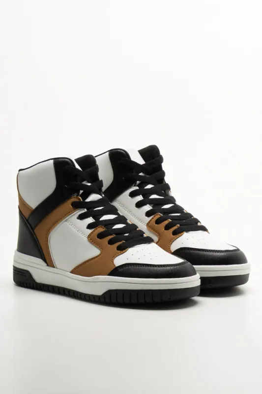 Skate High Top Sneakers White sold by Ackermas