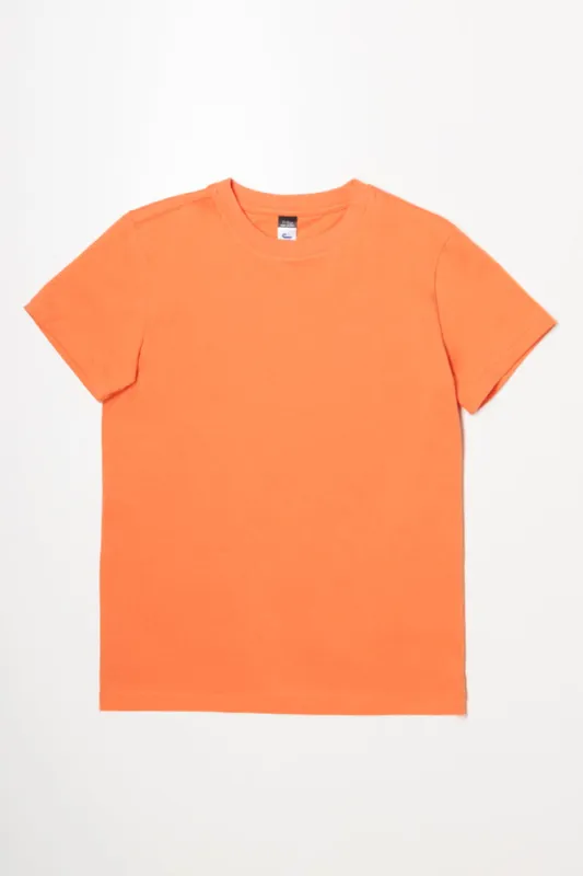 Short Sleeve T-Shirt Orange sold by Ackermas