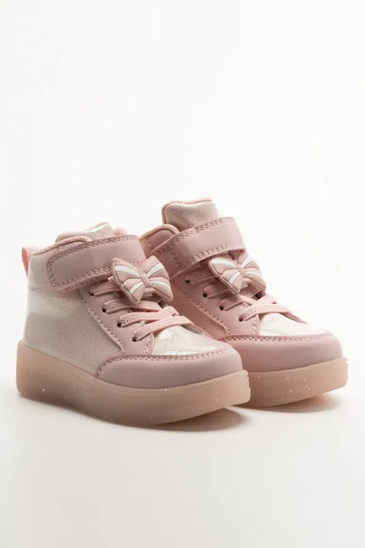 Light Up High Top Sneaker Pink sold by Ackermas