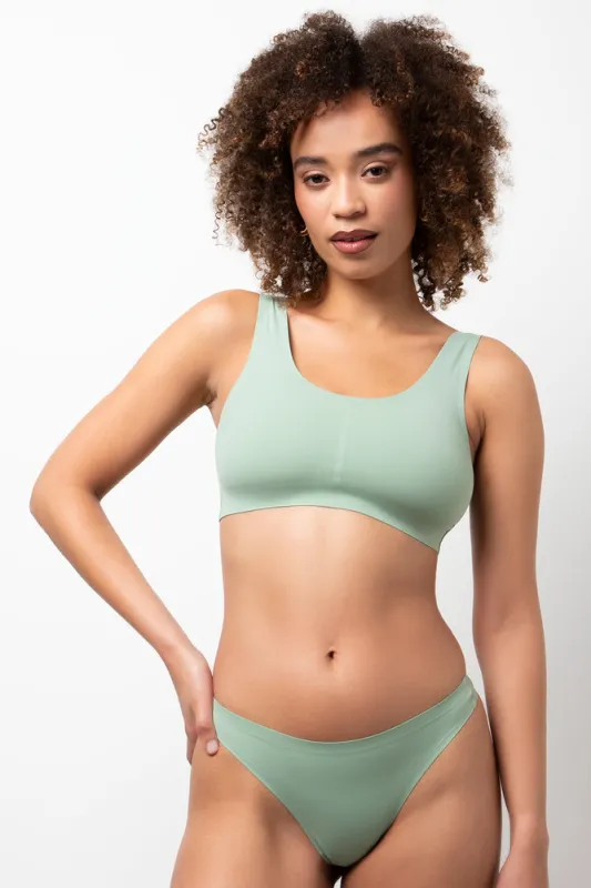 Bonded Crop Top Green sold by Ackermas