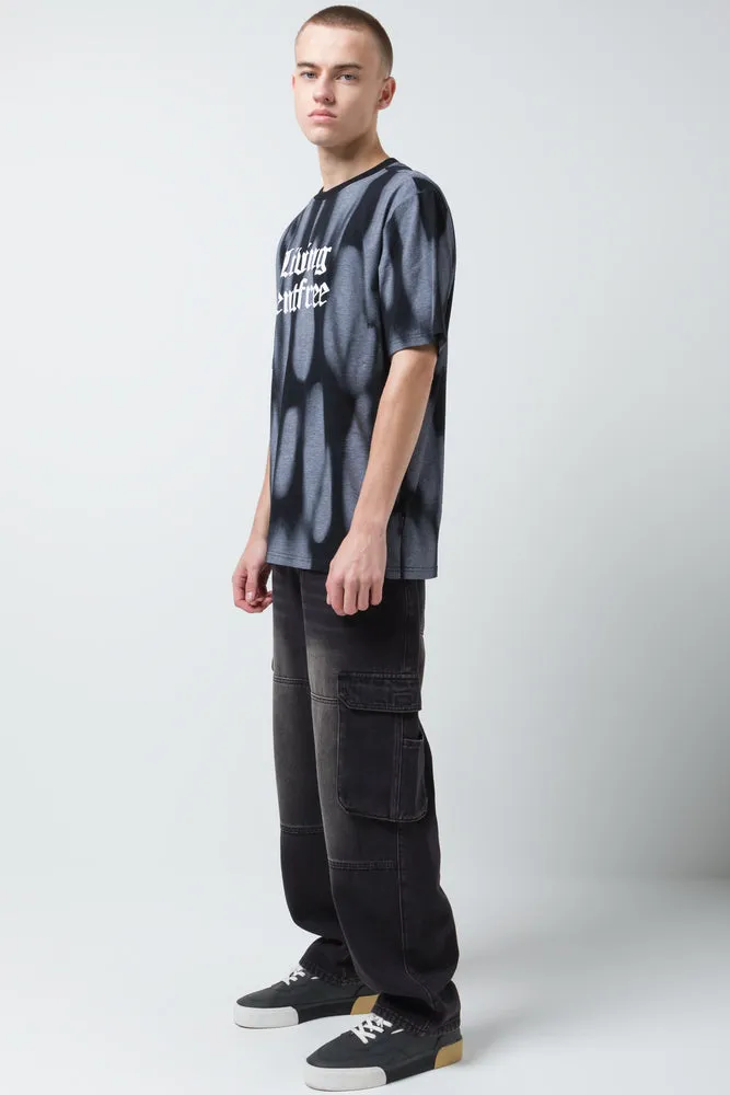 Tie Dye T-Shirt Black sold by Ackermas product image thumbnail 2